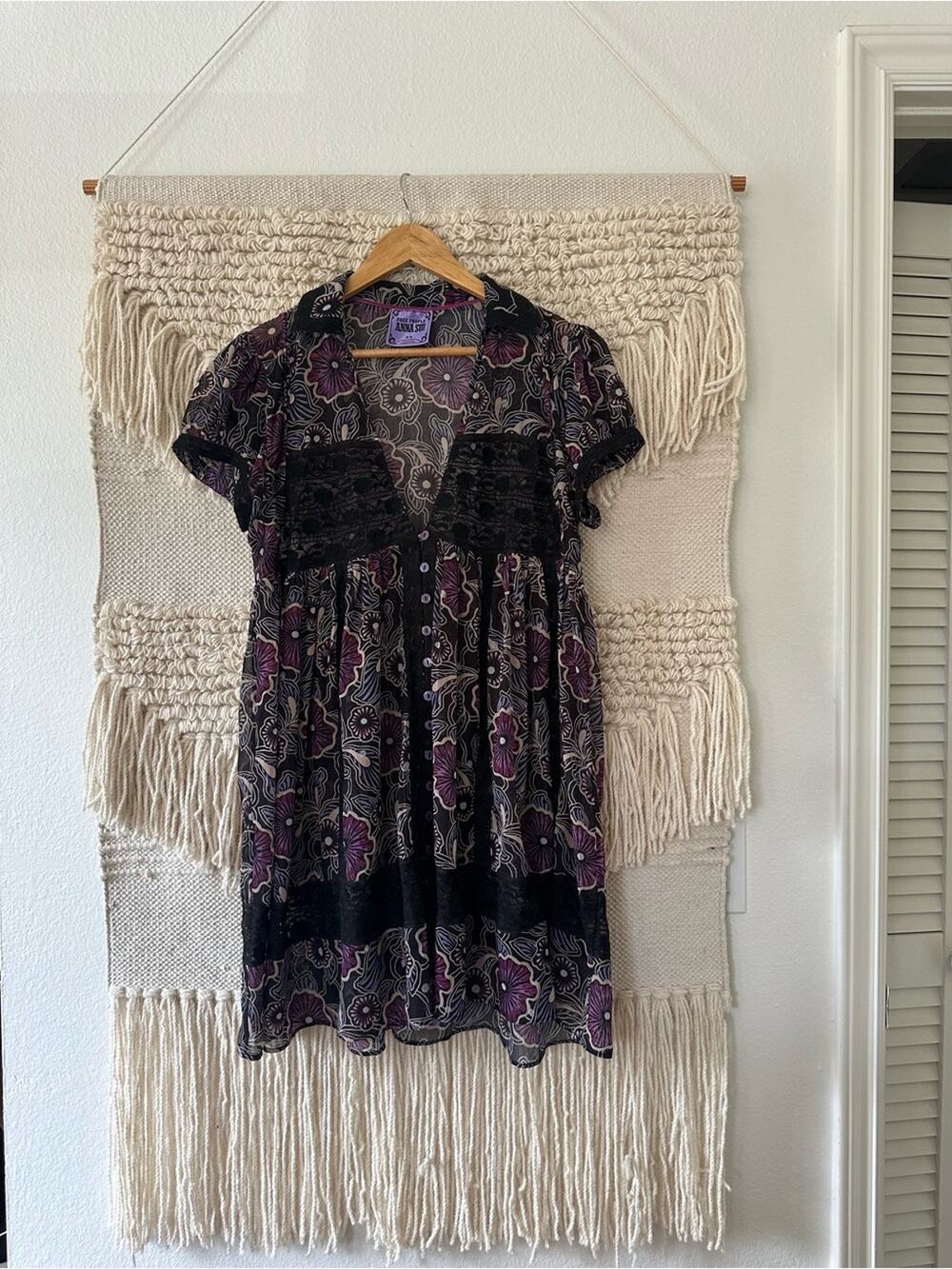 Free People x Anna Sui Rosie Babydoll Dress